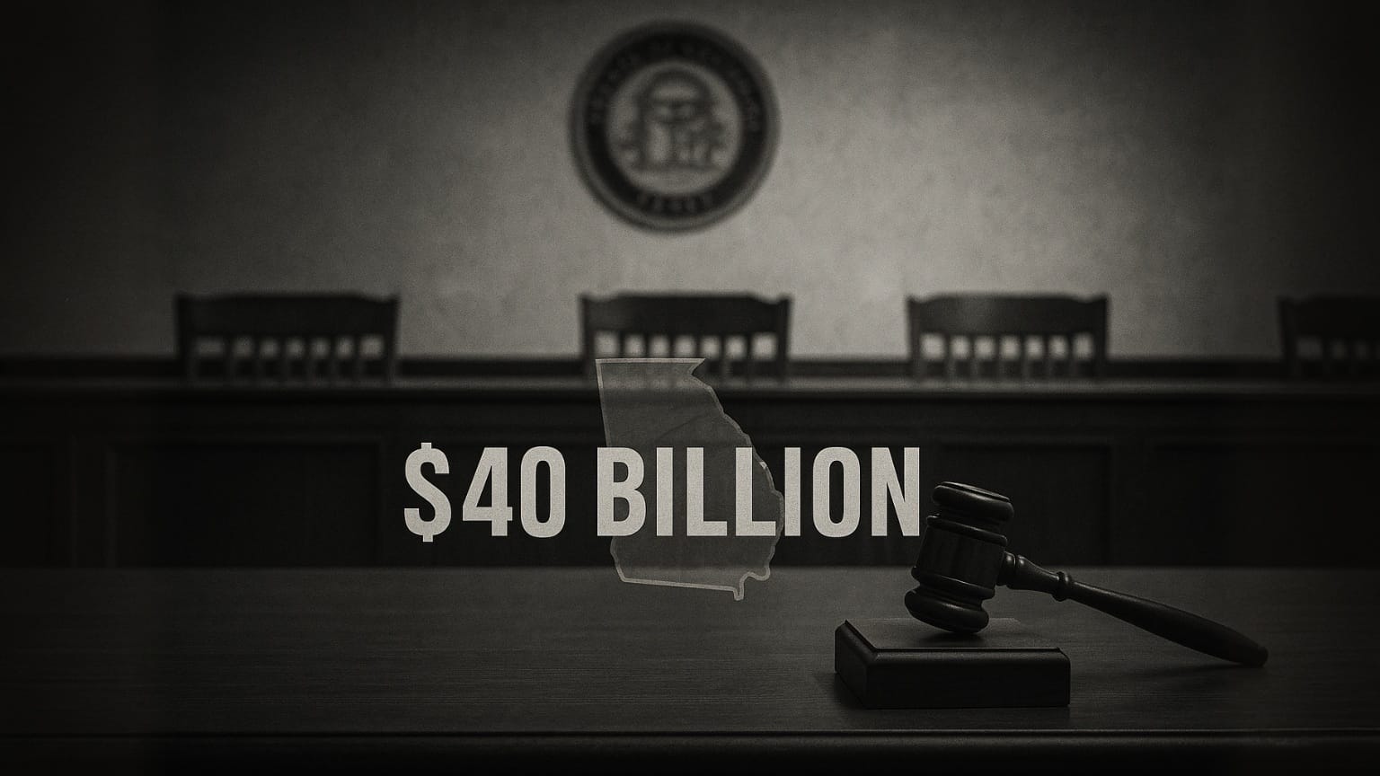 Empty Georgia parole board hearing room symbolizing the collapse of parole under truth in sentencing policies.