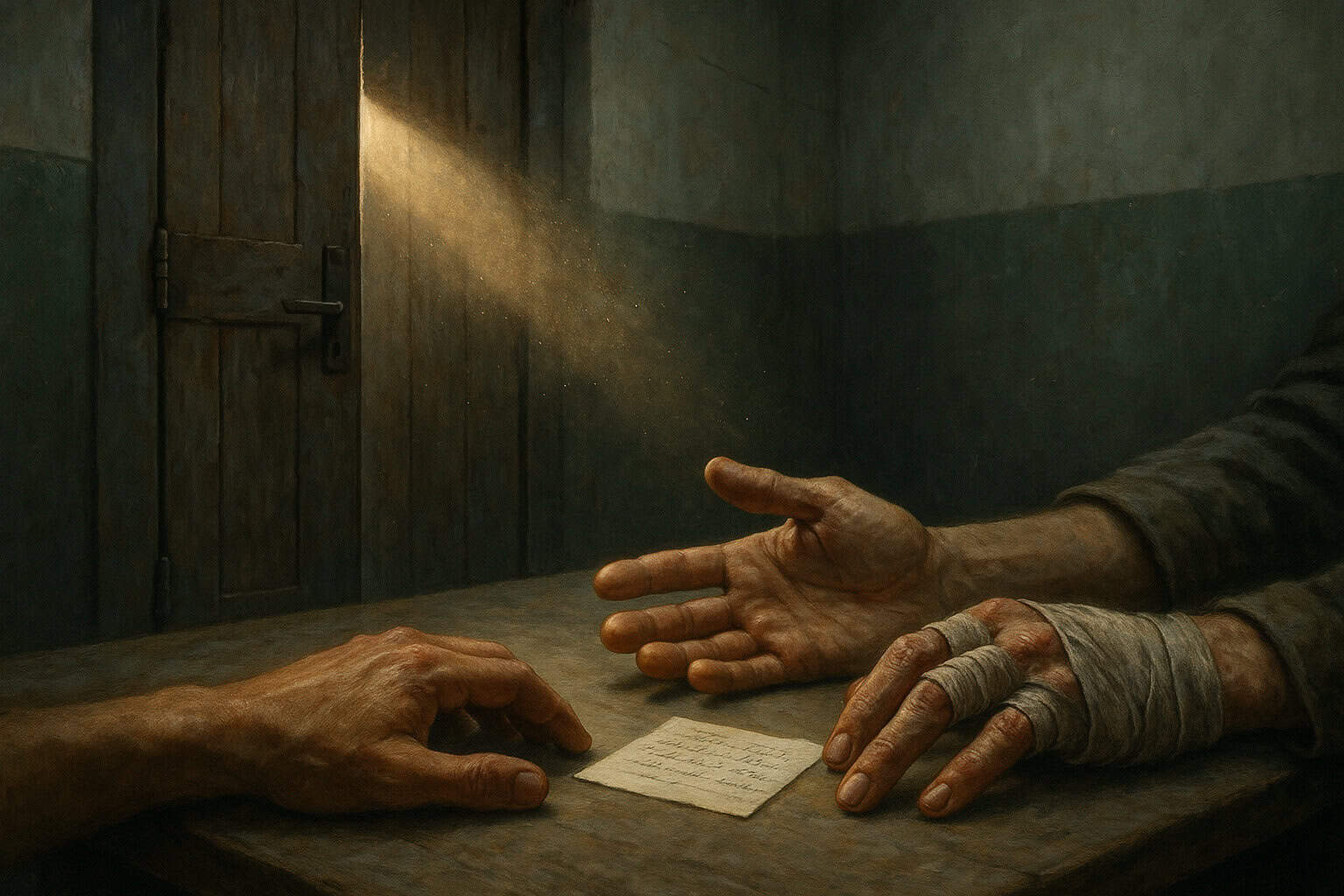 Illustration for the story: Three Weeks with a Broken Hand