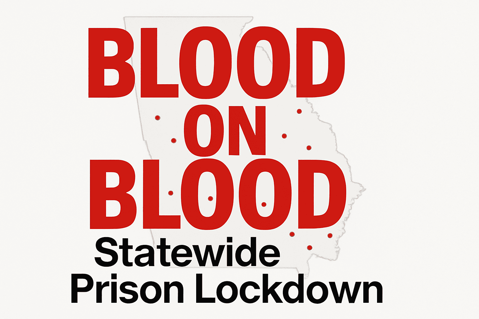 Blood on Blood - Statewide Georgia prison lockdown from coordinated gang violence April 2026