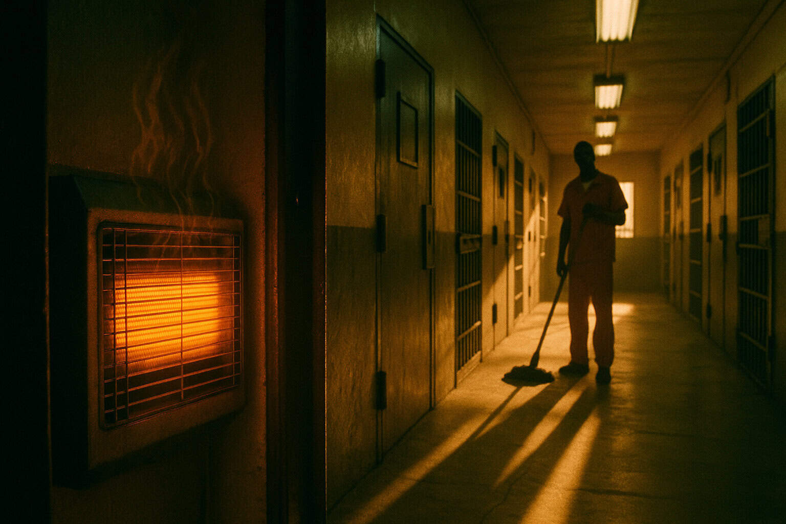 Illustration for the story: The Man Who Turned On the Heat