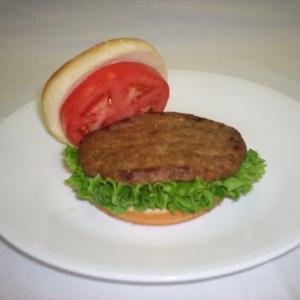 GCI Meatloaf Pattie, GCI's own serving-suggestion photo