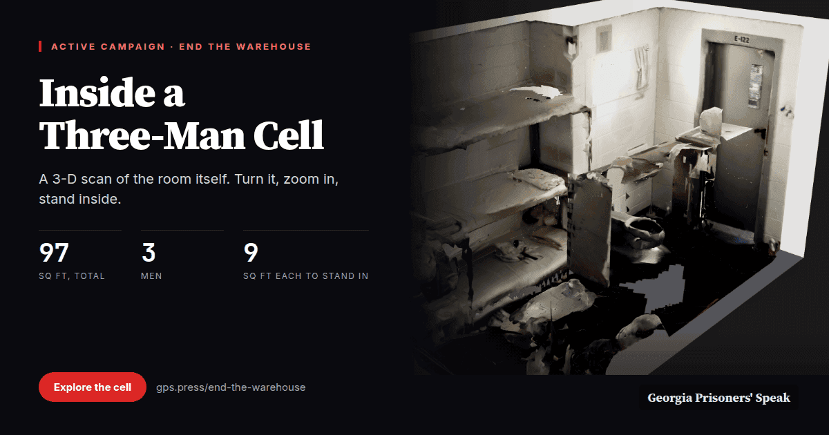 Three to a Cell: Georgia's Commissioner Says Single Cells Cut the Violence. Four Prisons Do the Opposite.