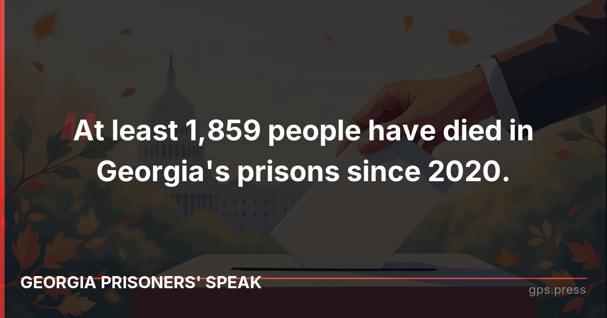 At least 1,859 people have died in Georgia's prisons since 2020.