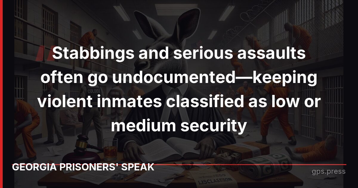 Stabbings and serious assaults often go undocumented—keeping violent inmates classified as low or medium security