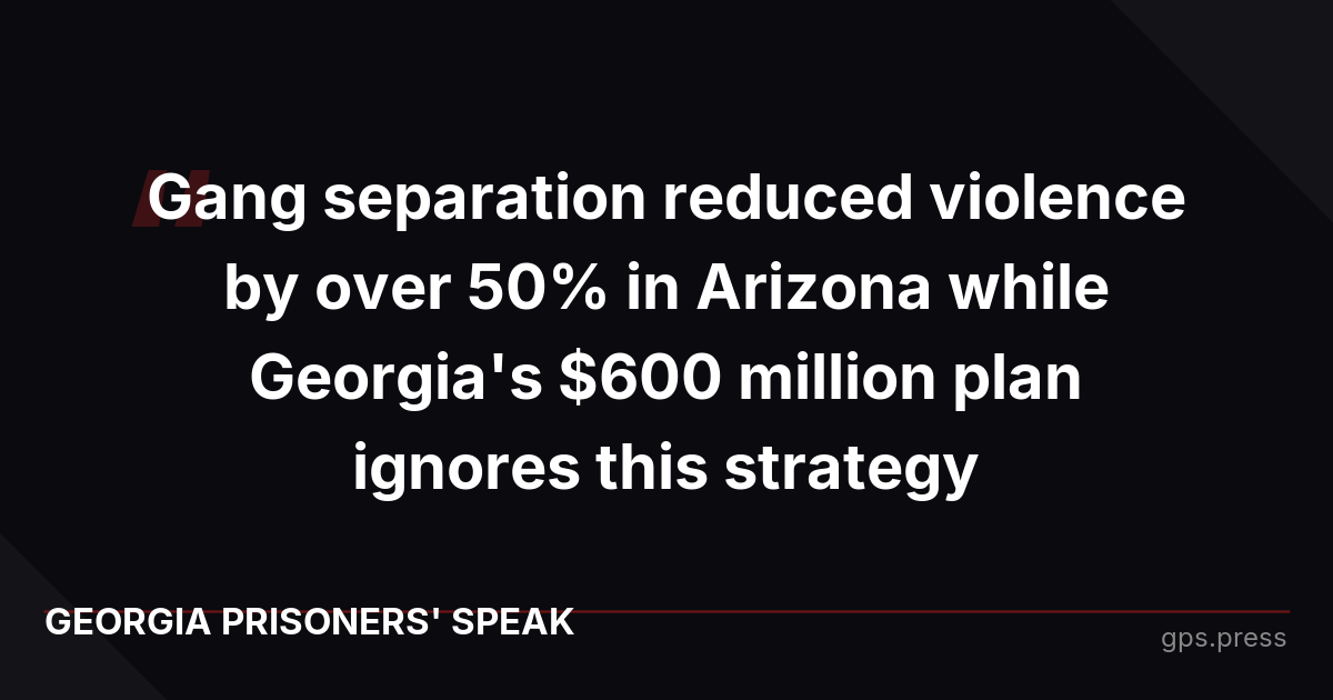 Georgia's correctional officer workforce dropped 56% — from 6,383 in 2014 to 2,776 in 2024